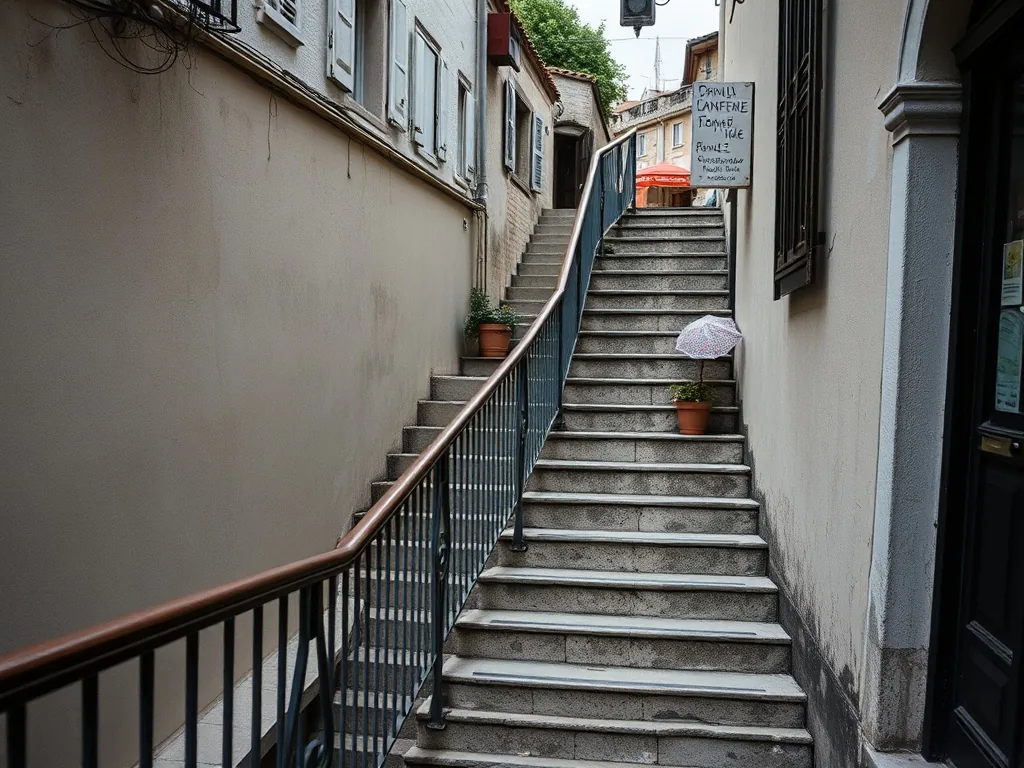 Monte-escalier tournant : le rail d’abord, le prix ensuite